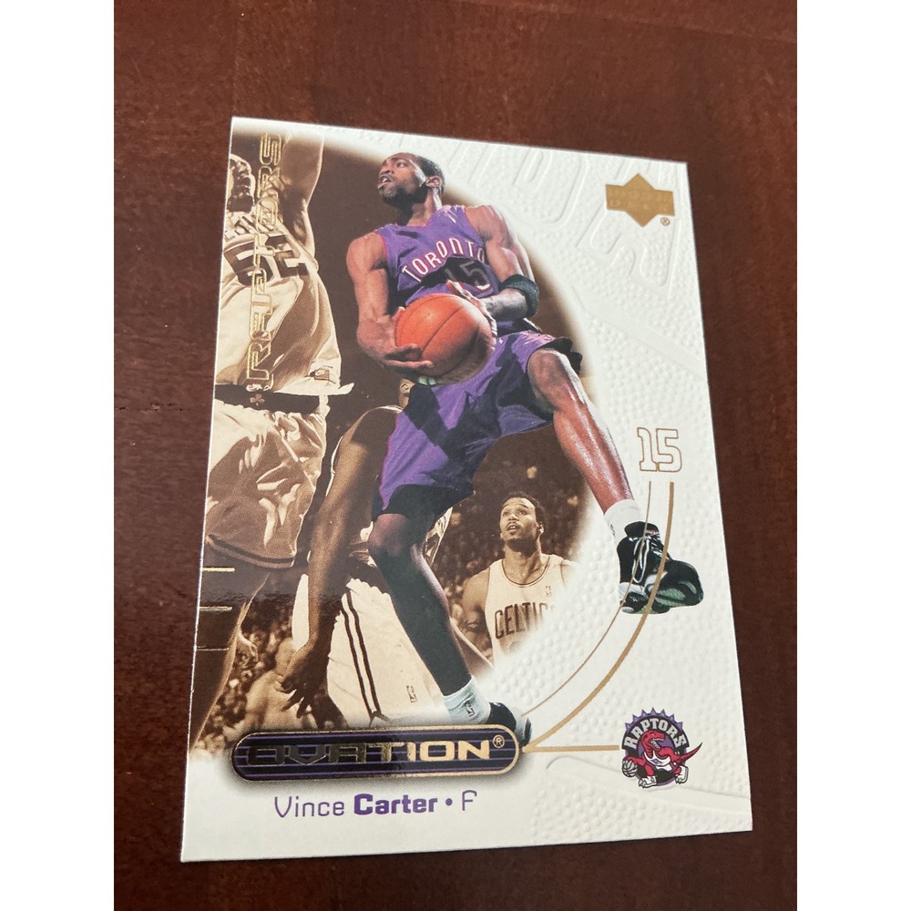 2000 Upper Deck Ovation Vince Carter 53 Toronto Raptors Basketball Card NBA